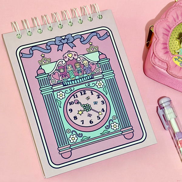 Notebook Reloj