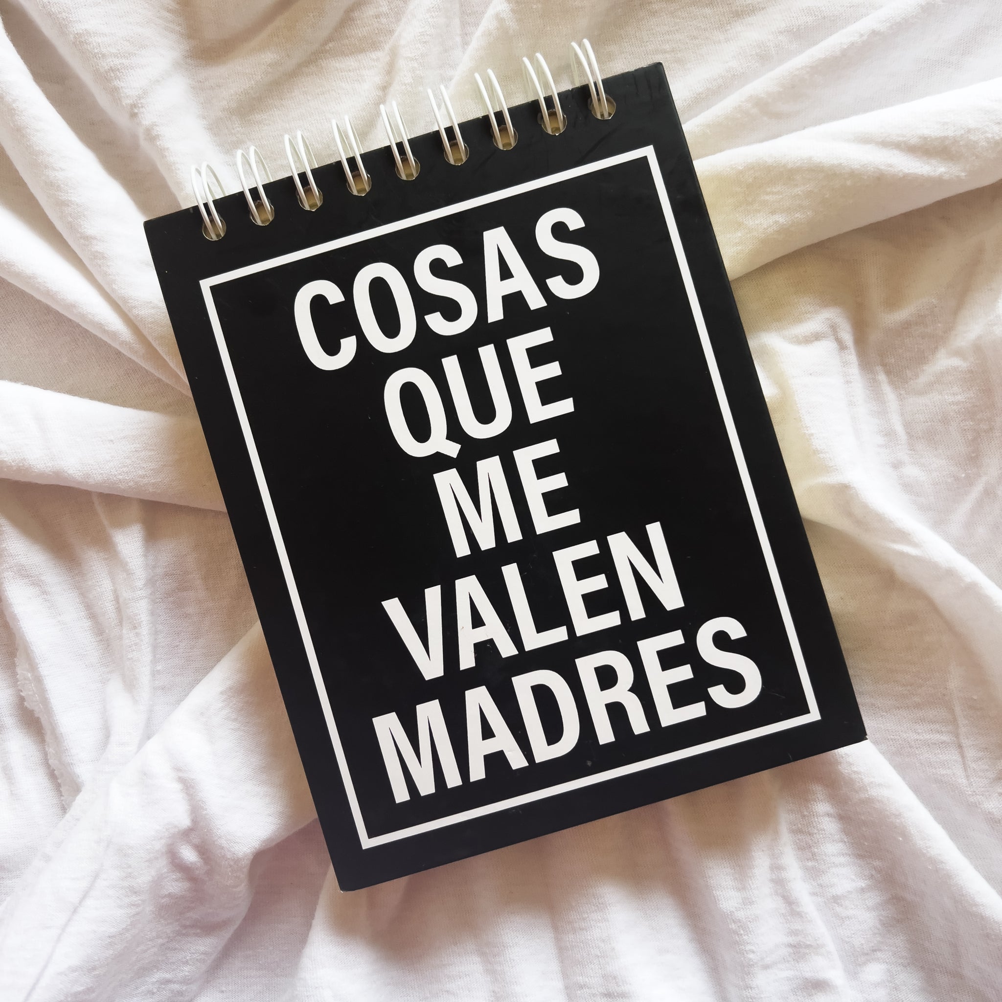 Notebook cosas que me valen madres