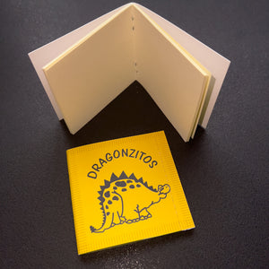 Micro Notebook 7cm Dragoncito Amarillo