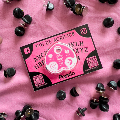 Pin Pink Planchette (Ouija)