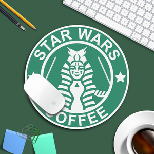 Mousepad redondo Star Wars Coffee